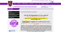 Desktop Screenshot of granburysoccer.org